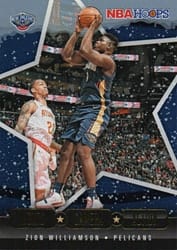 2020-21 Hoops Winter Lights Camera Action Zion Williamson #24 card