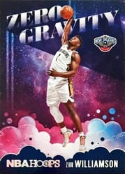 2020-21 Hoops Zero Gravity Zion Williamson #20 card