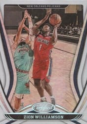 2020-21 Panini Certified Base Set Zion Williamson #80 card