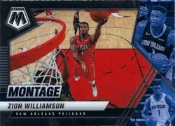 2020-21 Panini Mosaic Montage Zion Williamson #22 card