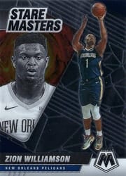 2020-21 Panini Mosaic Stare Masters Zion Williamson #10 card