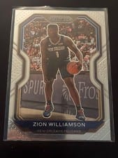 2020 Panini Prizm Zion Williamson #185 card