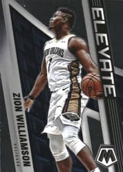 2021-22 Panini Mosaic Elevate Zion Williamson #20 card