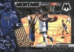 2021-22 Panini Mosaic Montage Zion Williamson #29 card