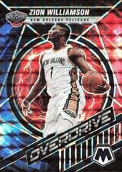 2021-22 Panini Mosaic Overdrive Zion Williamson #6 card