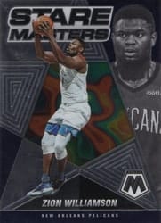 2021-22 Panini Mosaic Stare Masters Zion Williamson #3 card