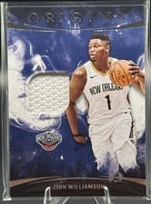 2021-22 Panini Origins Origins Memorabilia Zion Williamson #OM-JWL card