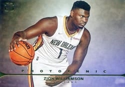 2021-22 Panini Photogenic Base Set Zion Williamson #13 card