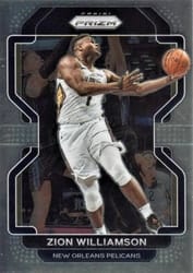 2021-22 Panini Prizm Base Set Zion Williamson #108 card