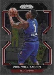 2021-22 Panini Prizm Base Set Zion Williamson #108 card