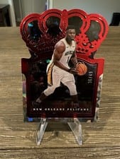 2021 Panini Crown Royale Zion Williamson Asia Red #44 card
