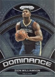 2022-23 Panini Prizm Dominance Zion Williamson #15 card