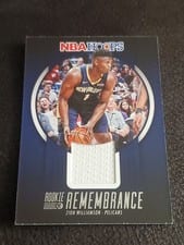 2023 Panini Hoops Rookie Remembrance Zion Williamson #RR-ZWN card