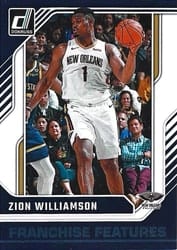2024-25 Donruss Franchise Features Zion Williamson #21 card
