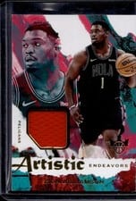 2024-25 Panini Court Kings Artistic Endeavors Relics Zion Williamson #AE-ZNW card