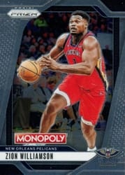 2024-25 Panini Prizm Monopoly Base Set Zion Williamson #61 card
