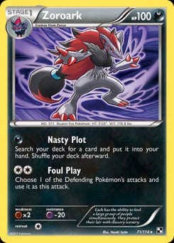 Black & White Zoroark #71 card