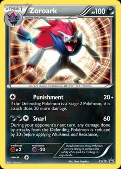 BW Black Star Promos Zoroark #BW19 card