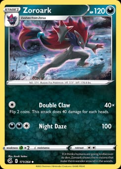 2021 Fusion Strike Zoroark #171 card