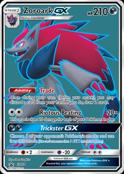 SM Black Star Promos Zoroark-GX #SM84 card