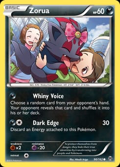 BREAKthrough Zorua #90 card