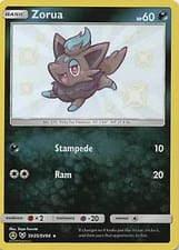 Hidden Fates Shiny Vault Zorua #SV25 card