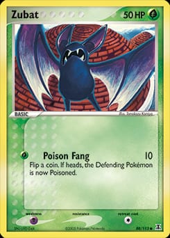 Delta Species Zubat #88 card