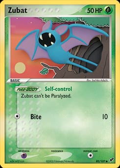 Deoxys Zubat #83 card