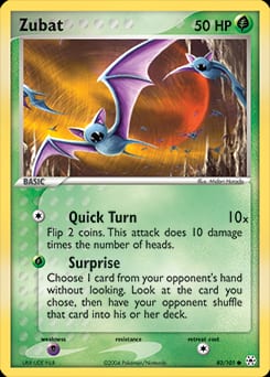 Hidden Legends Zubat #83 card