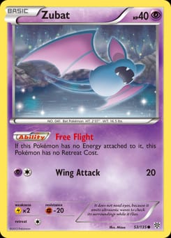 Plasma Storm Zubat #53 card