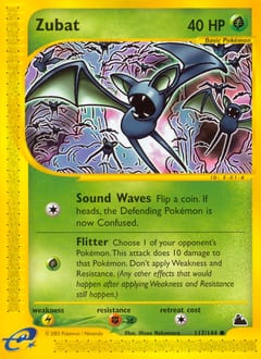 Skyridge Zubat #117 card