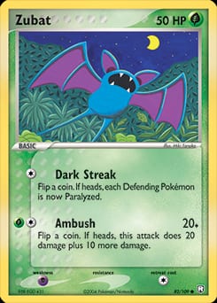 Team Rocket Returns Zubat #82 card