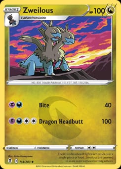 Evolving Skies Zweilous #114 card
