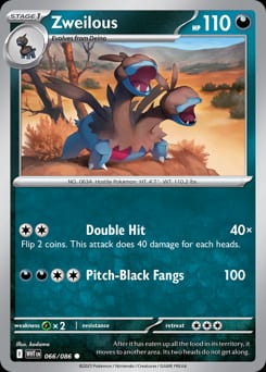 White Flare Zweilous #66 card