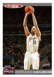 2004-05 Topps Total Base Set Zydrunas Ilgauskas #55 card
