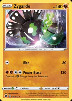 Champion's Path Zygarde #28 card