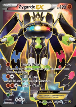 Fates Collide Zygarde-EX #54a card