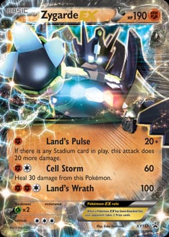 XY Black Star Promos Zygarde-EX #XY151 card