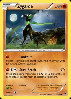 Fates Collide Zygarde #52 card