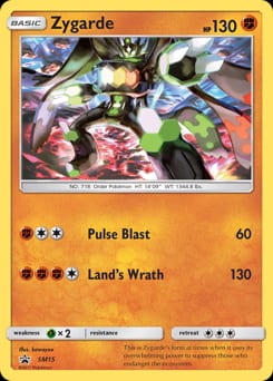 SM Black Star Promos Zygarde #SM15 card