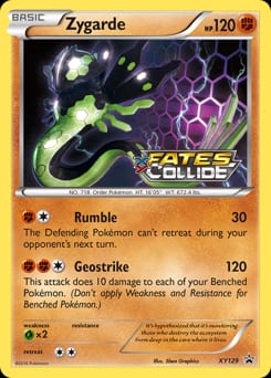 XY Black Star Promos Zygarde #XY129 card