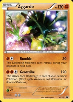 XY Black Star Promos Zygarde #XY152 card