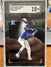 2025 Bowman Chrome Spotlights Zyhir Hope #BWS-6 card