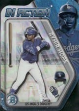 2025 Bowman Draft Bowman in Action Zyhir Hope #BIA-11 card