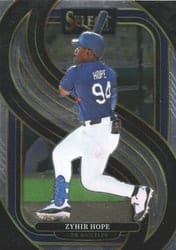 2025 Panini Select Base Set Zyhir Hope #186 card