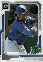 2026 Donruss Optic Zyhir Hope #182 card